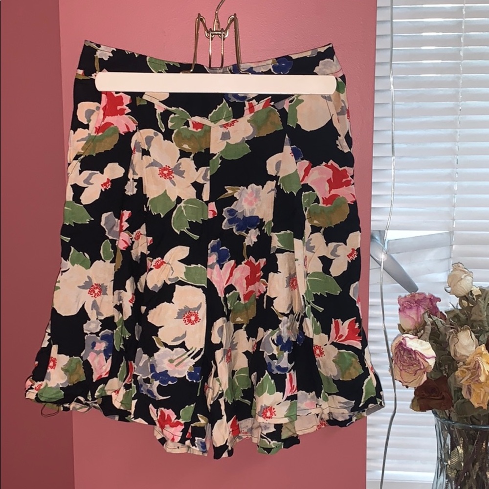 Kimchi Blue Floral Print Fitted Shorties